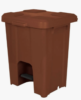 LIXEIRA QUADRADA C/PEDAL P15 B