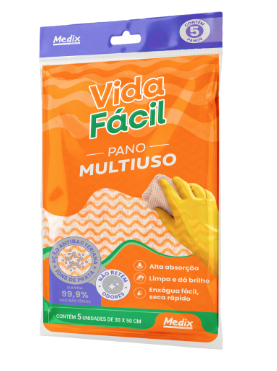 PANO MULTIUSO PCT C/5 LARANJA